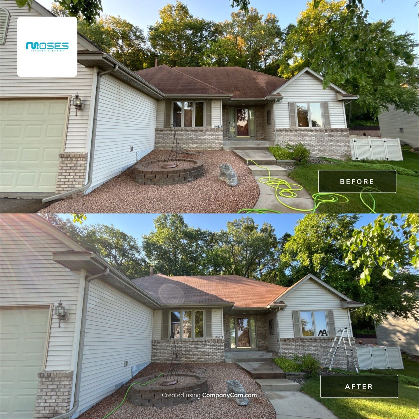 Roof wash in Egan Minnesota